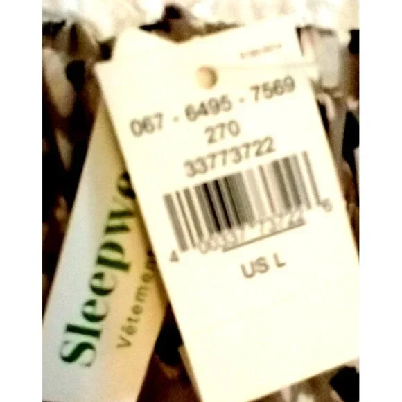 Aerie Satin Pajama Lounge Sleep Shorts Lace-trimmed Animal Print - L  (NWT) - Picture 5 of 5